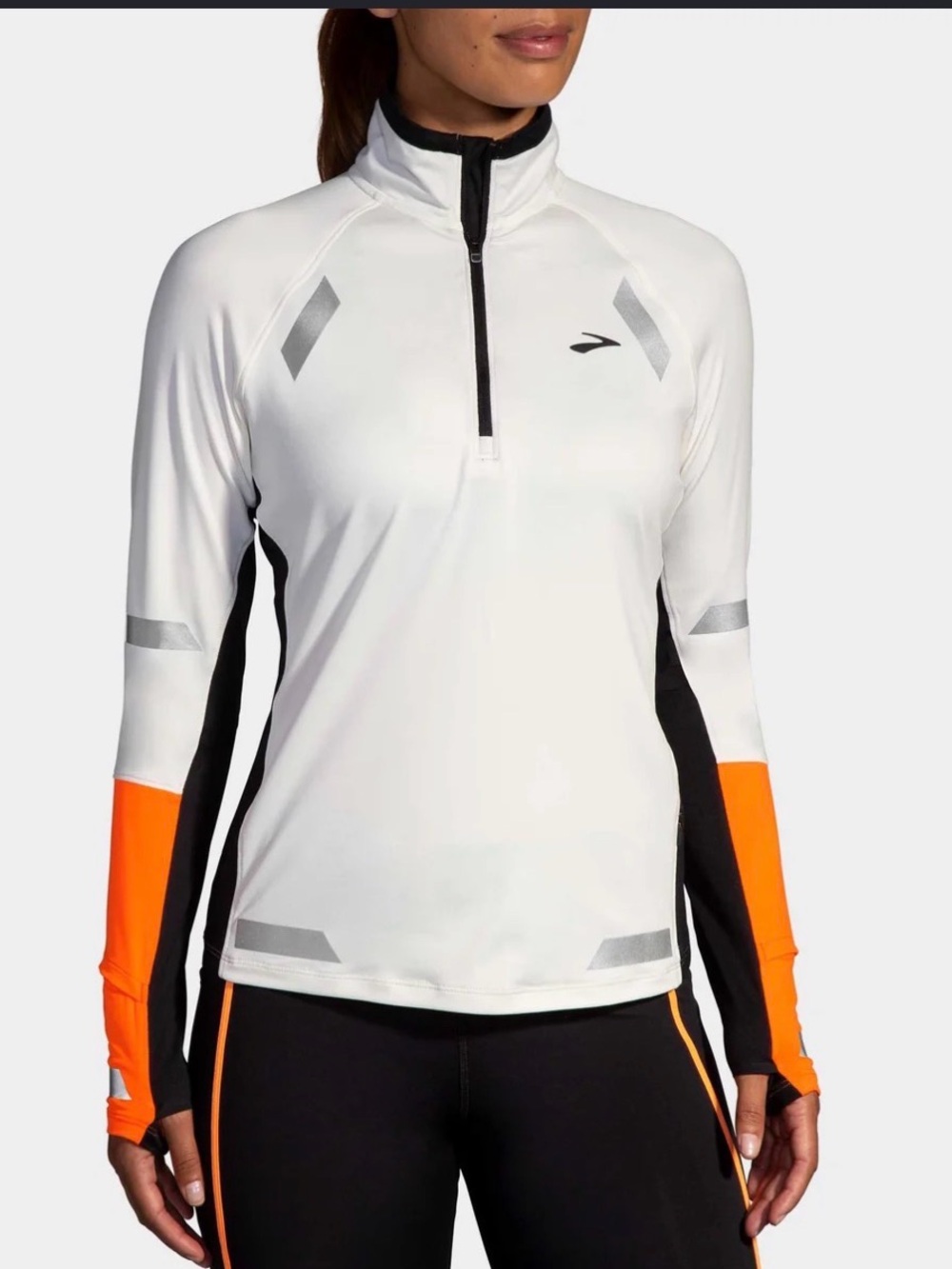Brooks Run Visible 1/2 Zip 2.0 running top-Sz M